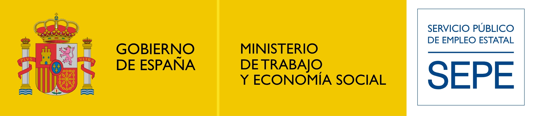 Logo del Ministerio Trabajo y Economía Social, Gobierno de España y SEPE